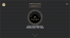 Desktop Screenshot of gotha-club.com